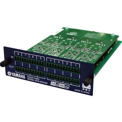Yamaha MY8-ADDA96 AD/DA Interface Card 8-In/8-Out 96 kHz