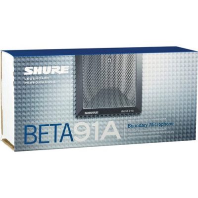 Shure Boundary Microphone Beta 91A Half-Cardioid for Kick Drum
