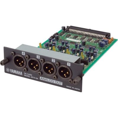 Yamaha MY4-DA 4-Channel XLR D/A Interface Card 20-bit Output