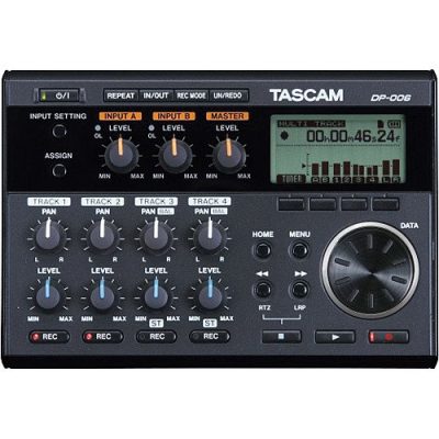 Tascam 6-Track Digital Recorder DP-006 with Dual Mics 16-Bit/44.1kHz