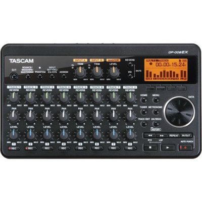 Tascam 8-Track Digital Recorder DP-008EX with Dual Omnidirectional Mics
