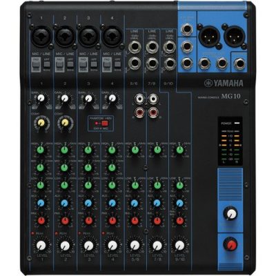 Yamaha MG10 10-Channel Analog Mixer with D-PRE Mic Preamps