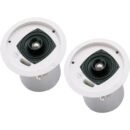Electro-Voice EVID C4.2 4" Coaxial Ceiling Speaker White Pair 70V/100V