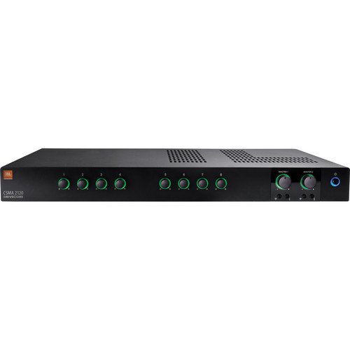 JBL Professional Mixer Amplifier CSMA2120 8 Input 2x120W for Commercial Use