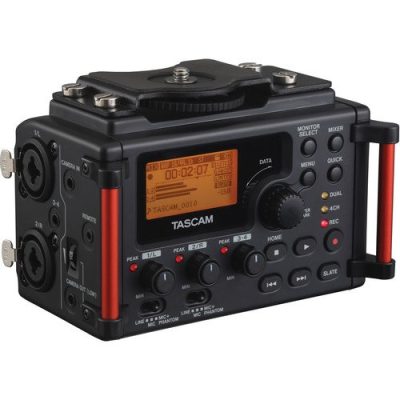 Tascam DR-60DmkII 4-Track Field Recorder with Phantom Power for Filmmaking