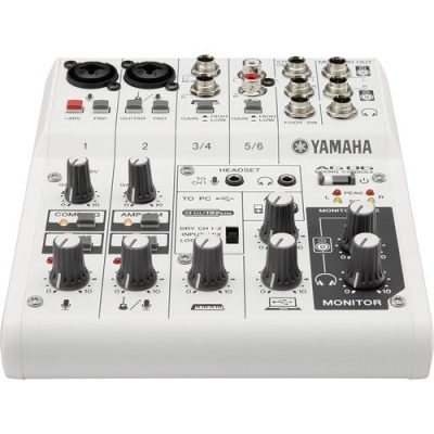 Yamaha AG06 6-Channel USB Audio Mixer Interface with 24-bit/192kHz Recording