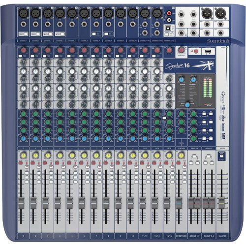 Soundcraft Signature 16 Analog Mixer 16-Channel with Lexicon Effects - Image 2