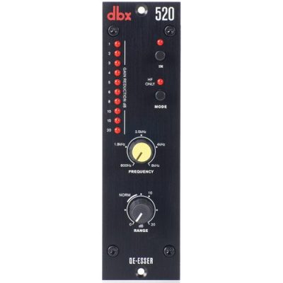 DBX Professional De-Esser 500 Series DBX520 with 800-8000 Hz Range