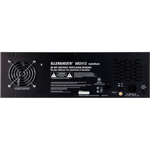 Allen & Heath AR2412 24 XLR Input 12 Output Stage Box - Black - Image 2