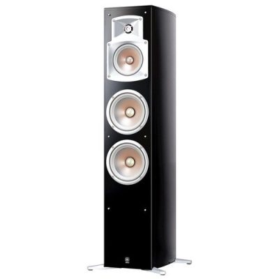 Yamaha NS-555 3-Way Floorstanding Speaker Dual 6.5" Woofers - Black