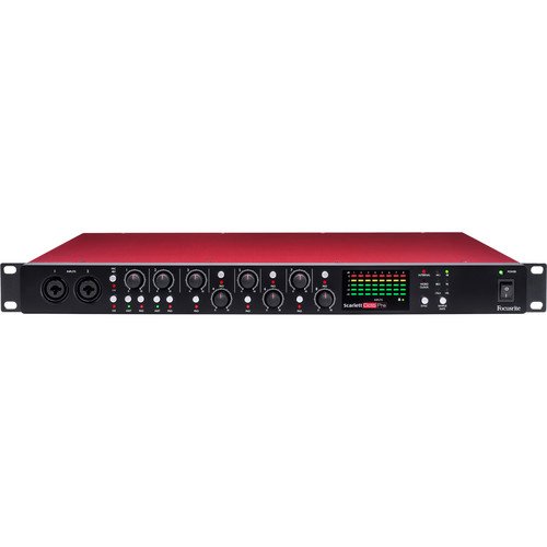 Scarlett OctoPre 8-Channel Rackmount Mic Preamp with 192 kHz AD Converter