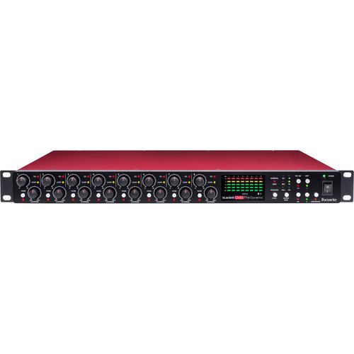 Scarlett OctoPre Dynamic 8-Channel Mic Preamp with AD/DA Converter and Compression