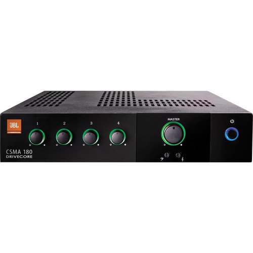 JBL Professional Mixer Amplifier CSMA180 4-Input 80W for Commercial Use