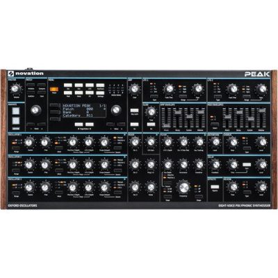 Novation Peak 8-Voice Hybrid Polyphonic Synthesizer with FPGA Oscillators