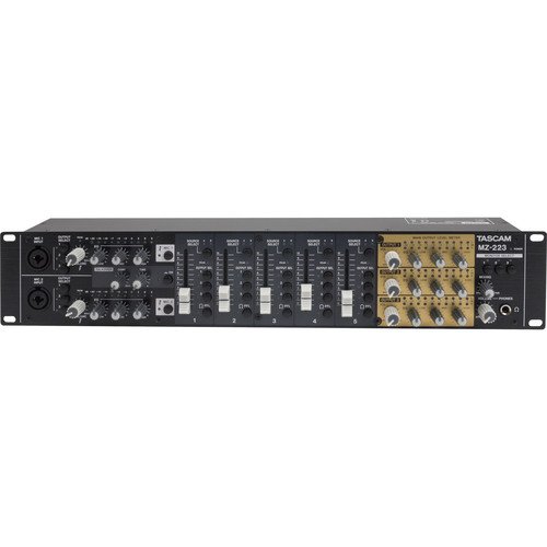 Tascam Zone Mixer MZ-223 with 5 Input Channels and 3-Band EQ