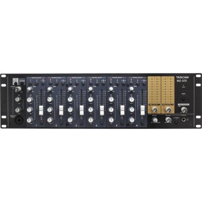 Tascam MZ-372 Multi-Zone Mixer with 6 Input Channels for Installations