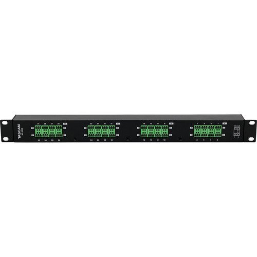 Tascam BO-32DE 32-Channel Rackmount DB25 to Euroblock I/O Adapter