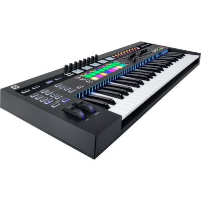 Novation 49SL MkIII 49-Key MIDI Controller Keyboard with Semi-Weighted Keys and 16 Pads