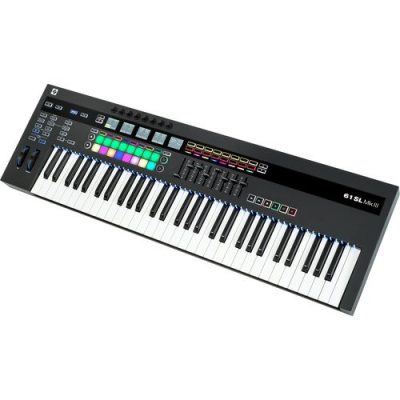 Novation 61SL MkIII 61-Key MIDI Controller with Semi-Weighted Keys and 8-Track Sequencer