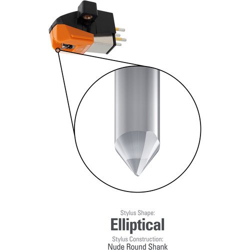 Audio-Technica Dual Moving Magnet Cartridge AT-VM95EN with Elliptical Nude Stylus - Image 3