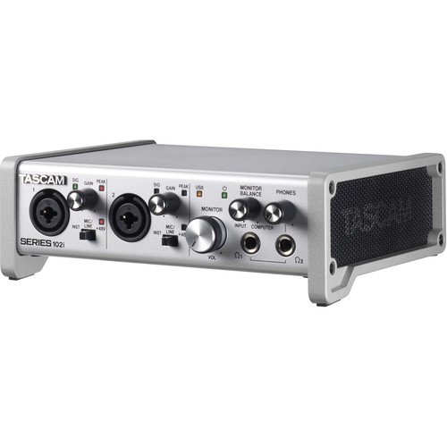 Tascam SERIES 102i USB Audio MIDI Interface with 2 Mic Preamps 24-bit/192kHz - Image 2