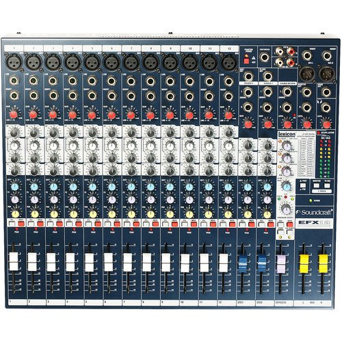 Soundcraft EFX12 12-Channel Audio Mixer with Lexicon Effects, UK Version - Image 3