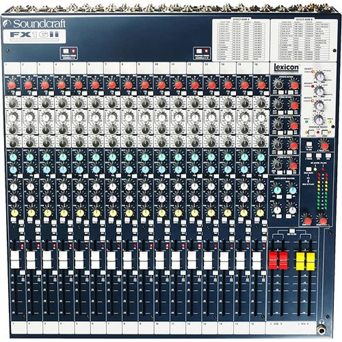 Soundcraft FX16ii 16-Channel Audio Mixer with 24-Bit Lexicon Effects (UK Version) - Image 2