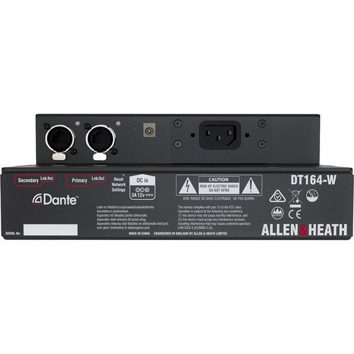 Allen & Heath DT164-W 16x4 Dante/AES67 Audio Expander Wallmount - Image 5