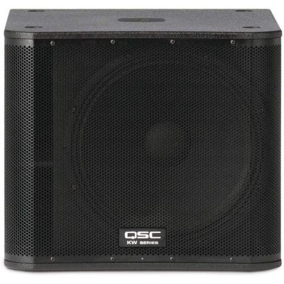 QSC KW181 18-Inch 1000W Active Subwoofer with Deep Bass