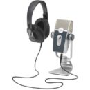 AKG Lyra USB Condenser Microphone and K371 Headphones Bundle for Podcasters