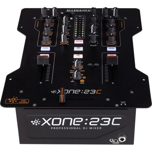 Allen & Heath XONE:23C DJ Mixer with 96kHz 24-Bit Soundcard and 2 Inputs