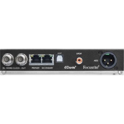 Focusrite ISA ADN2 Dante 2-Channel A/D Card with 24-bit/192kHz for ISA One