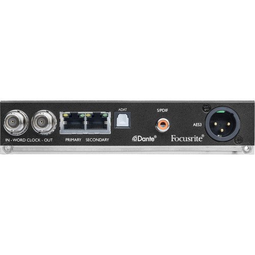 Focusrite ISA ADN2 Dante 2-Channel A/D Card with 24-bit/192kHz for ISA One