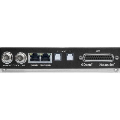 Focusrite ISA ADN8 Dante A/D Card 8-Channel 24-bit/192kHz for ISA 428 MkII & 828 MkII