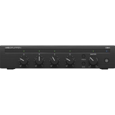 Lab Gruppen Commercial Mixer CM41 4-Input 1-Output with Priority Muting