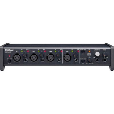 Tascam USB Type-C Audio/MIDI Interface US-4x4HR 4 Mic Preamps 24-Bit/192kHz