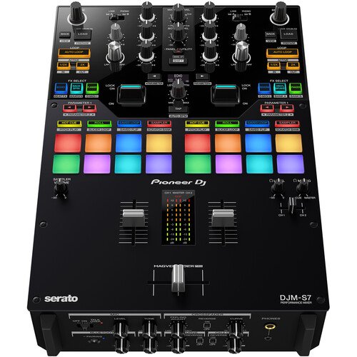Pioneer DJ DJM-S7 2-Channel Battle Mixer with Bluetooth 5.0
