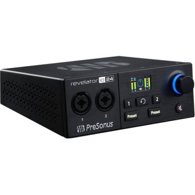 PreSonus Revelator io24 USB-C Audio Interface 2x4 96kHz for Podcasters