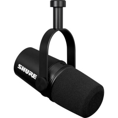 Shure MV7X XLR Podcast Microphone with Cardioid Pattern for Vocals