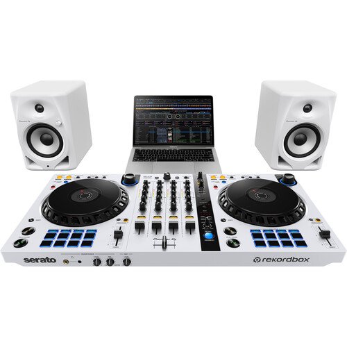 Pioneer DJ DM-50D Active 5" Studio Monitor Speakers - White - Image 4