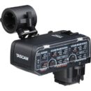 Tascam XLR Microphone Adapter CA-XLR2d-C with HDDA Preamp for Canon Cameras