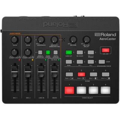 Roland AeroCaster Livestreaming System VRC-01 with Wireless Multi-Camera Streaming