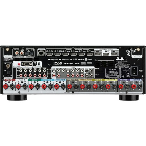 Denon AVR-X3800H 9.4-Channel AV Receiver with 8K HDMI and Dolby Atmos - Image 3