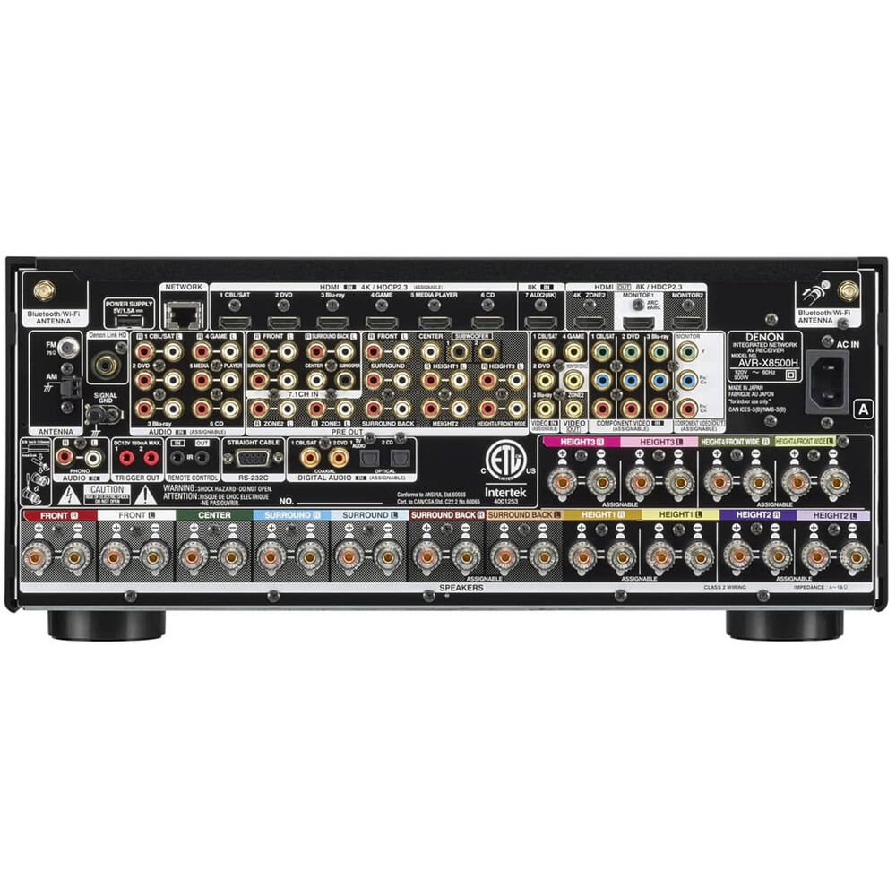 Denon AV Receiver AVR-X8500HA 13.2 Channel 150W 8K HDMI - Image 3