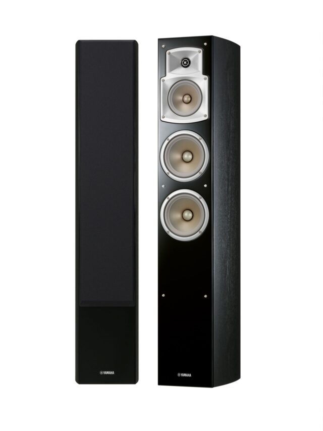 Yamaha Floor-Standing Speaker NS-F350 Black 3-Way 100W/200W