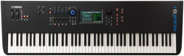 Yamaha Synthesizer MODX8+ 88-Key Graded Hammer Action 256-Note Polyphony