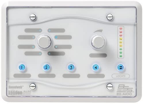 BSS Audio BLU-8-V2 Programmable Zone Controller HiQnet Compatible - White