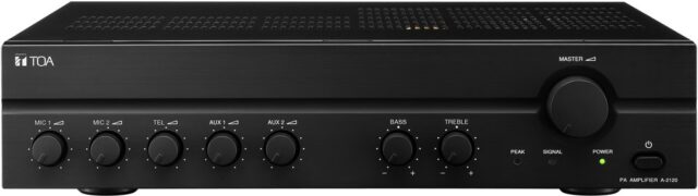 Toa Mixer Amplifier A-2120 CE 120W 3 Mic Inputs
