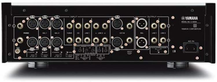 Yamaha C-5000 Pre-Amplifier with Balanced Signal - Black/Piano Finish - Image 2