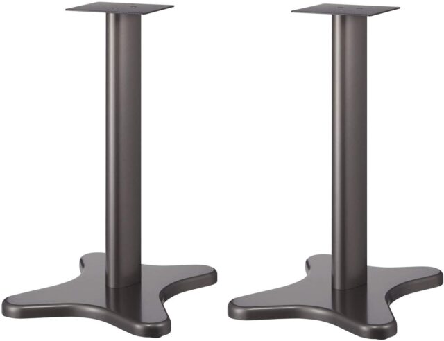 Yamaha Speaker Stands SPS-900 for Soavo-2, Oval MDF, Silver (Pair)